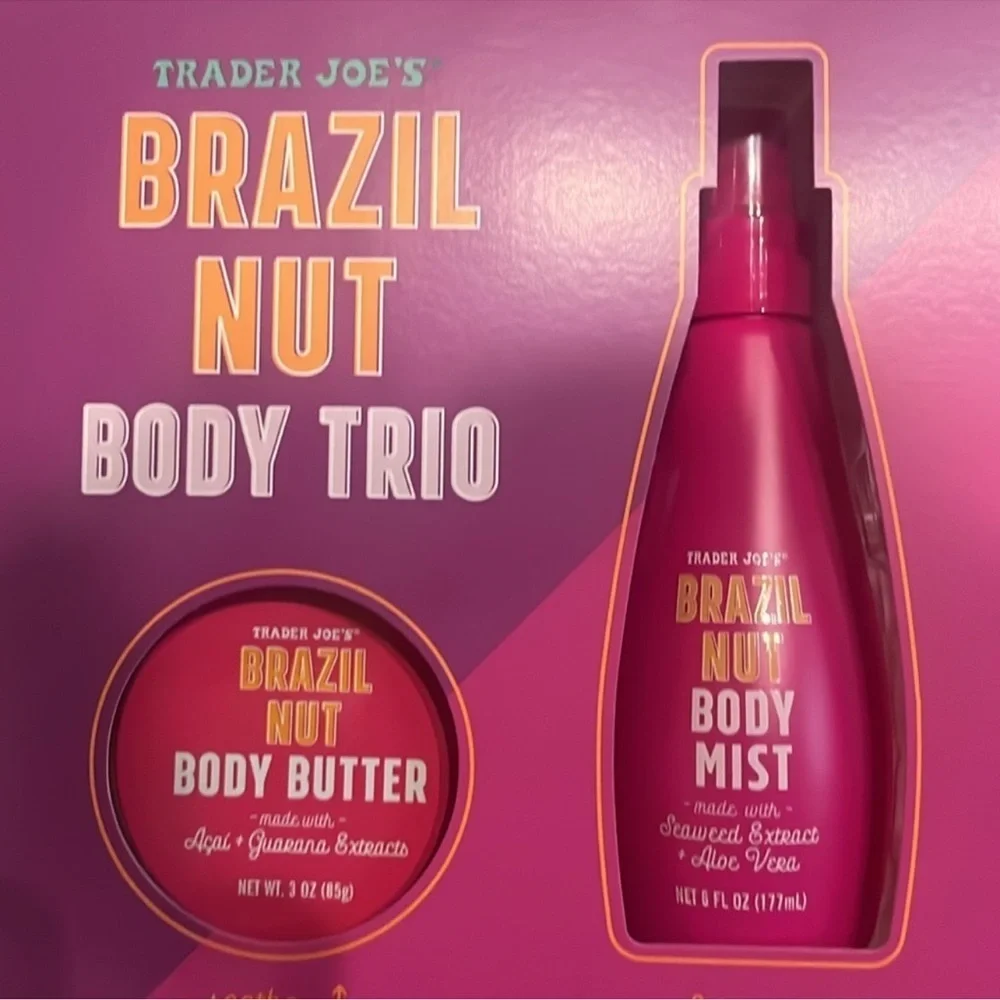 Trader Joe's Brazil Nut Body Trio NWT